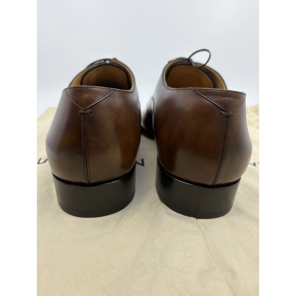 Louis Vuitton mens brown oxford dress shoes US size 12 Comes W Box richelieu - Picture 12 of 13